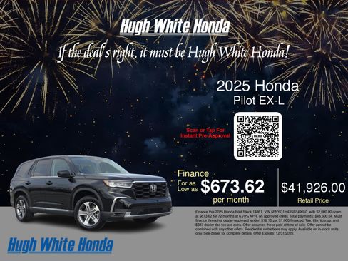 Used 2025 Honda Pilot EX-L image 3