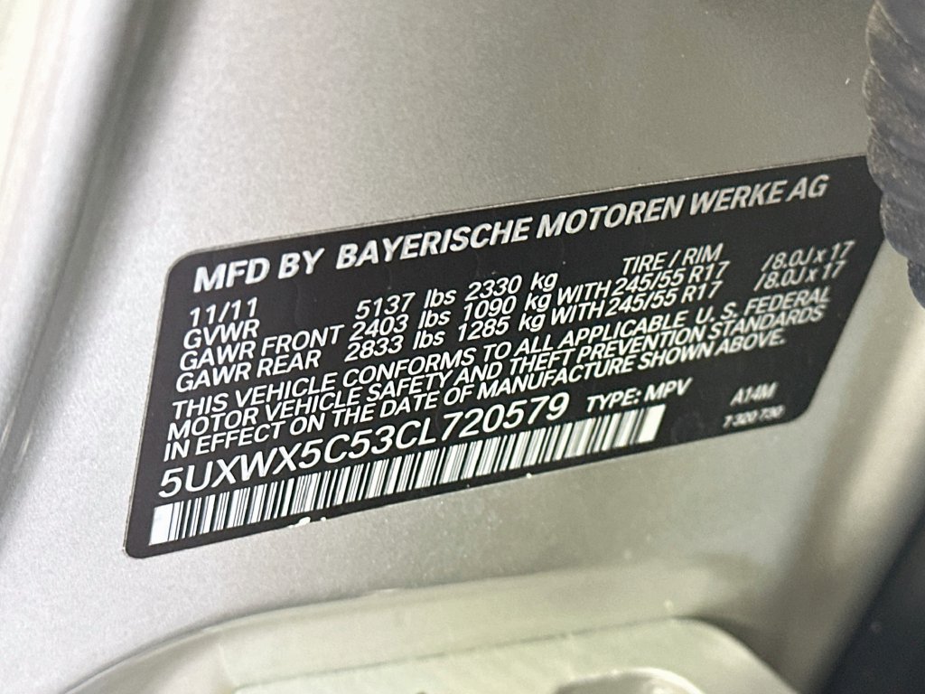 Used 2012 BMW X3 xDrive28i AWD/4WD image 37