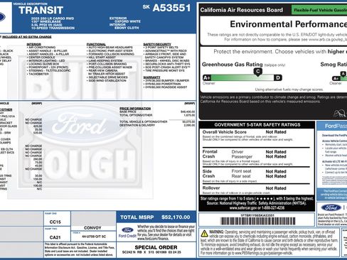 Used 2025 Ford Transit 250 Low Roof w/ Exterior Upgrade Package image 5