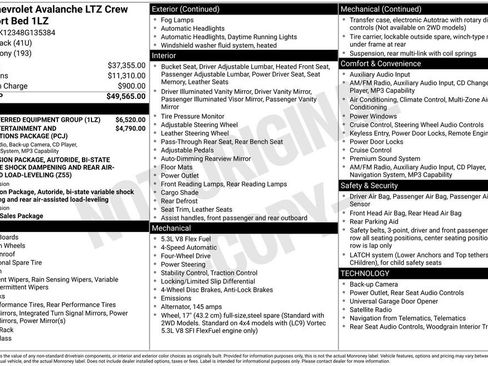 Used 2008 Chevrolet Avalanche LTZ w/ LTZ Preferred Equipment Group image 2