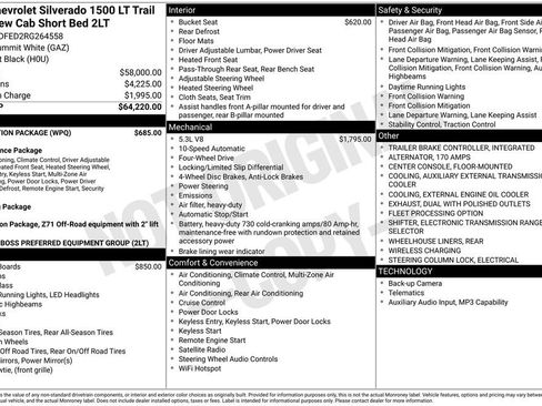 Used 2024 Chevrolet Silverado 1500 LT Trail Boss w/ Protection Package AWD/4WD image 4