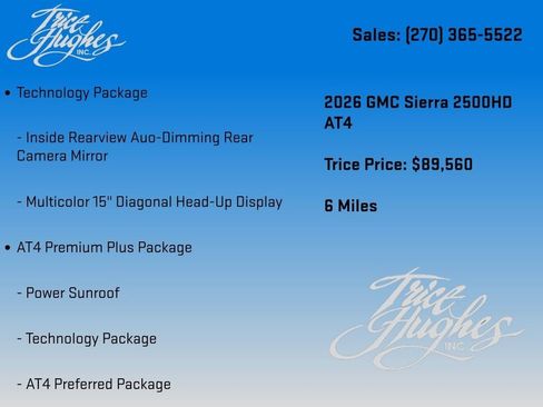 New 2026 GMC Sierra 2500 AT4 w/ AT4 Premium Plus Package AWD/4WD image 7