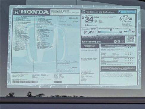 New 2026 Honda Civic Sport image 17