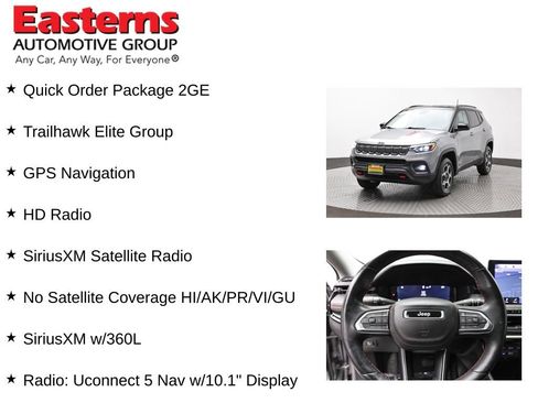 Used 2022 Jeep Compass Trailhawk w/ Trailhawk Elite Group AWD/4WD image 11