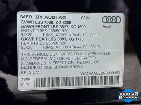 Used 2022 Audi e-tron Premium w/ Convenience Plus Package image 32