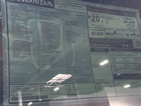 New 2026 Honda Passport TrailSport image 34