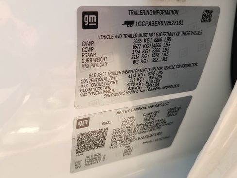 Used 2022 Chevrolet Silverado 1500 Custom RWD image 34