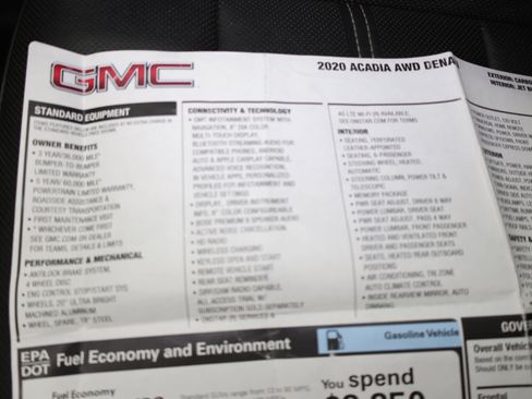 Used 2020 GMC Acadia Denali w/ Trailering Package image 75