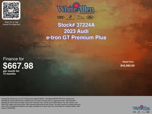 Used 2023 Audi e-tron GT Premium Plus w/ Performance Package image 3