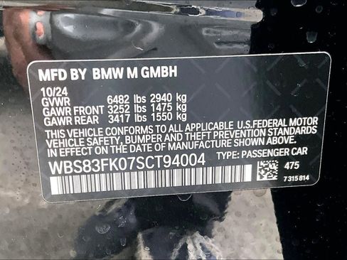 Certified 2025 BMW M5 w/ Executive Package image 73