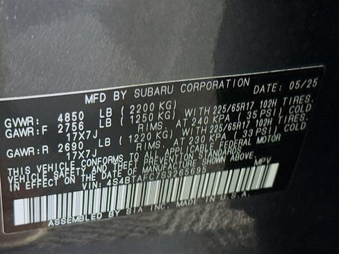 Certified 2025 Subaru Outback Premium w/ Popular Package #1 AWD/4WD image 36