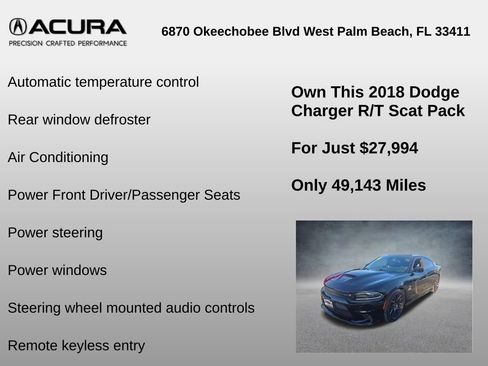 Used 2018 Dodge Charger R/T Scat Pack image 13