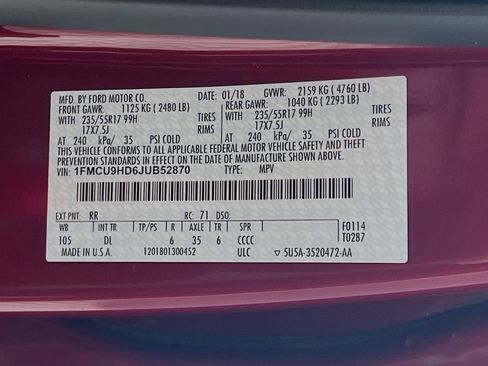 Used 2018 Ford Escape SEL AWD/4WD image 13