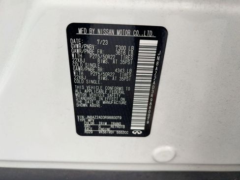 Used 2024 INFINITI QX80 Premium Select w/ All-Season Package image 20