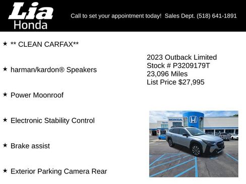 Used 2023 Subaru Outback Limited AWD/4WD image 7