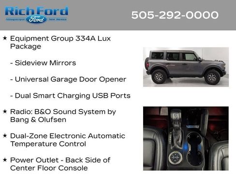Certified 2025 Ford Bronco Badlands AWD/4WD image 93