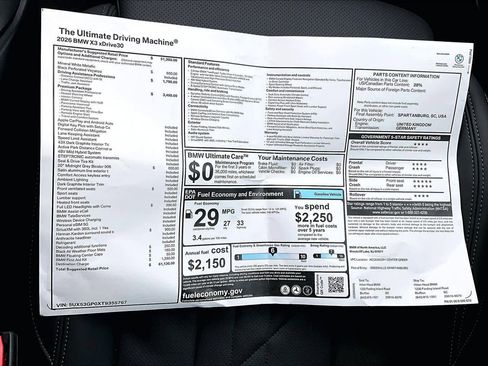 New 2026 BMW X3 xDrive30 w/ Premium Package image 18