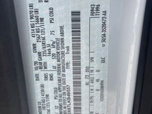 Used 2020 Ford Transit 250 148 High Roof Extended image 16