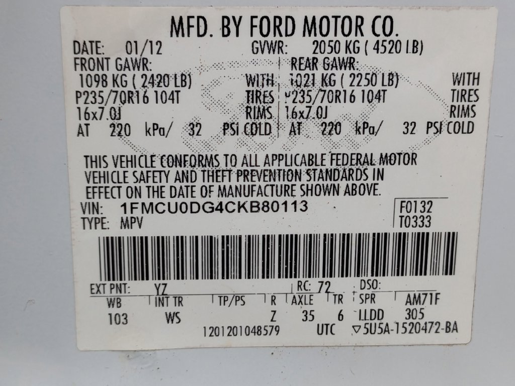Used 2012 Ford Escape XLT FWD image 32
