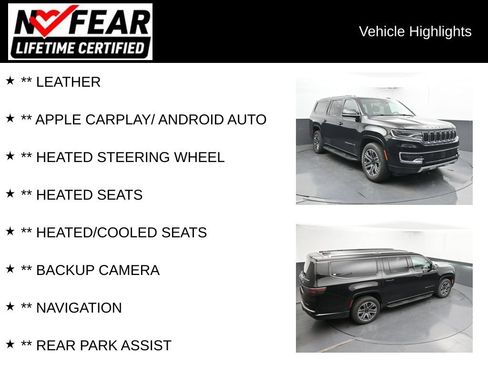 Used 2024 Jeep Wagoneer L Series II w/ Flexible Seating Group AWD/4WD image 2