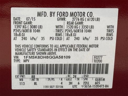 Used 2016 Ford Explorer XLT w/ Equipment Group 201A image 26