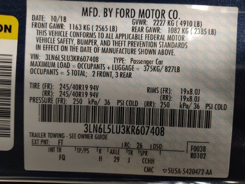 Used 2019 Lincoln MKZ Reserve w/ Reserve Plus Package image 33