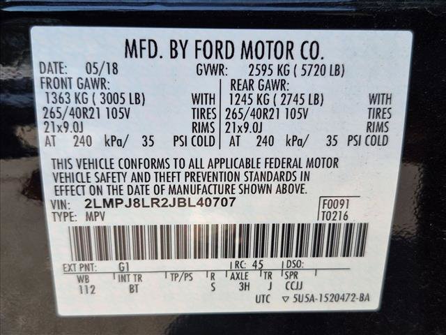 Used 2018 Lincoln MKX Reserve w/ Lincoln MKX Climate Package AWD/4WD image 20