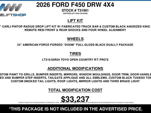 Used 2026 Ford F450 Platinum w/ Platinum Plus Package image 2