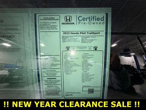 Used 2023 Honda Pilot TrailSport image 13