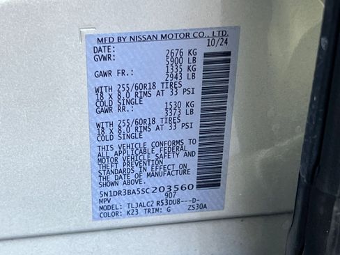 Used 2025 Nissan Pathfinder SV image 22