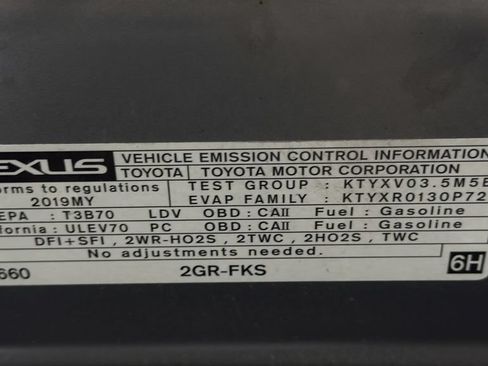 Used 2019 Lexus ES 350 FWD image 45