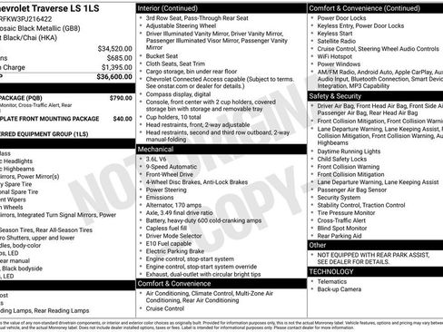 Used 2023 Chevrolet Traverse LS w/ Safety Package image 31