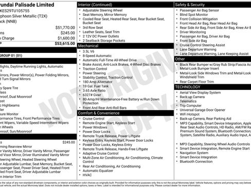 Used 2026 Hyundai Palisade Limited AWD/4WD image 2