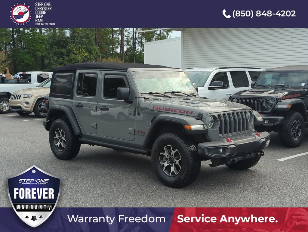 Used 2021 Jeep Wrangler Unlimited Rubicon w/ LED Lighting Group AWD/4WD image 8