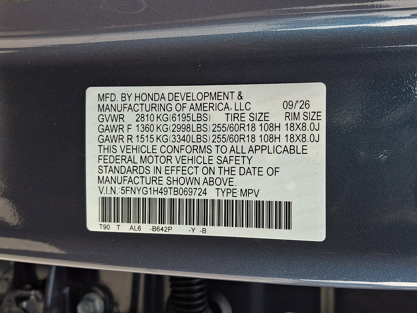 New 2026 Honda Pilot EX-L image 10
