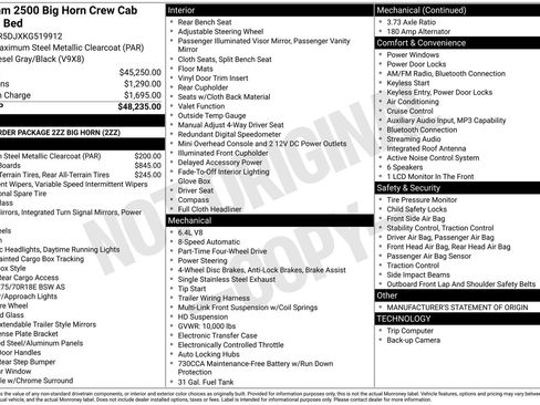 Used 2019 RAM 2500 Big Horn image 36