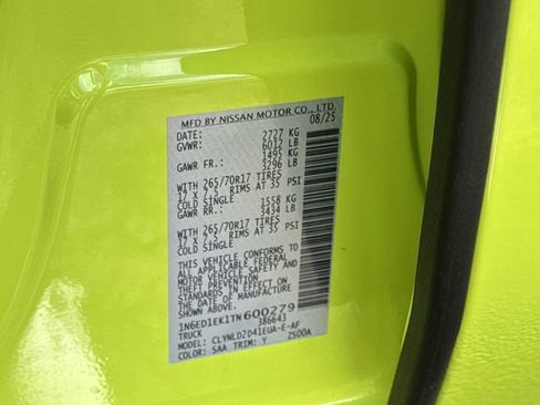 New 2026 Nissan Frontier PRO-4X w/ Pro Premium Package image 37