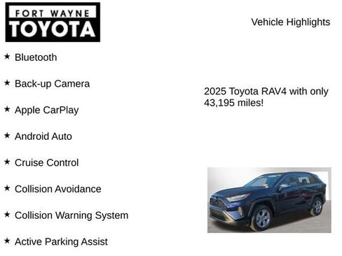 Used 2025 Toyota RAV4 XLE image 7