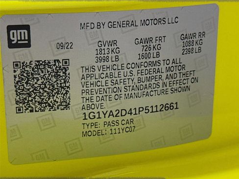 Used 2023 Chevrolet Corvette Stingray Coupe w/ Battery Protection Package image 28