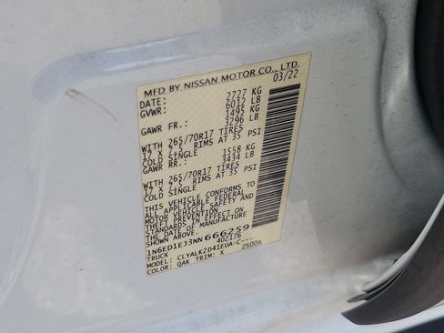 Certified 2022 Nissan Frontier Pro-X RWD image 30