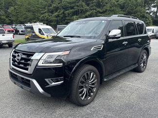 Used 2024 Nissan Armada Platinum w/ Captain's Chairs Package AWD/4WD video 3