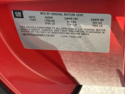 Used 2008 Chevrolet Corvette Coupe w/ Preferred Equipment Group RWD image 26