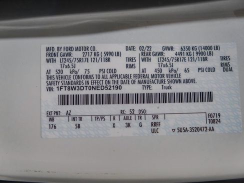 Used 2022 Ford F350 Lariat w/ Lariat Ultimate Package image 69