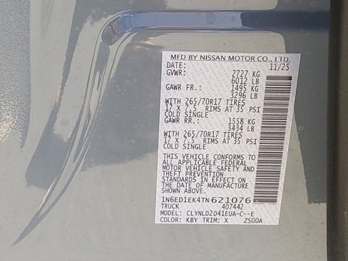 New 2026 Nissan Frontier PRO-4X image 11