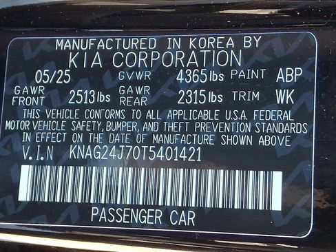 Certified 2026 Kia K5 LXS image 28