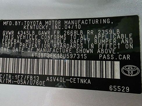 Used 2011 Toyota Camry LE FWD image 36