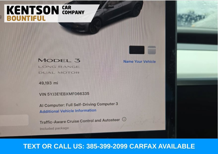 Used 2021 Tesla Model 3 Long Range AWD/4WD image 4