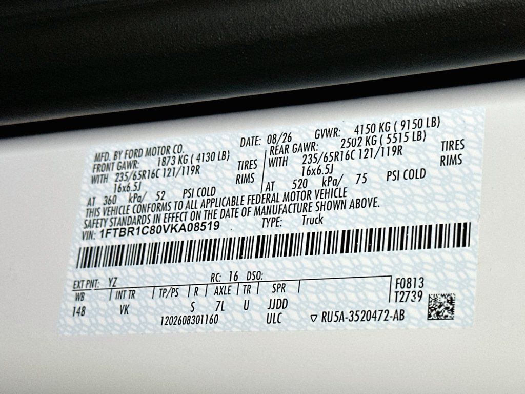 New 2027 Ford Transit 250 148 Medium Roof w/ Load Area Protection Package RWD image 18