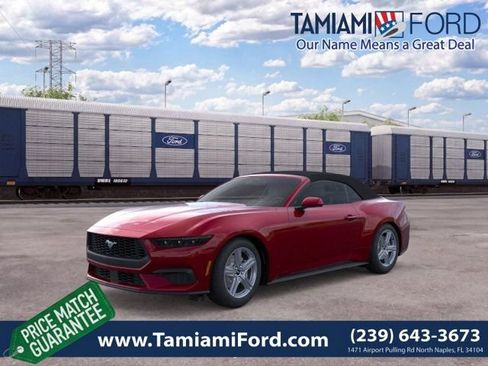New 2026 Ford Mustang Convertible RWD image 1