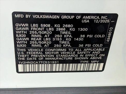 New 2026 Volkswagen Atlas SE AWD/4WD image 18